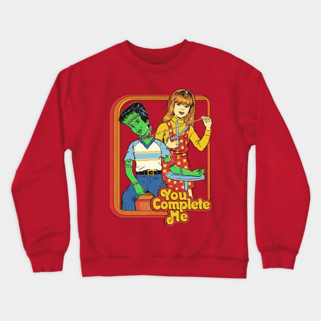 You Complete Me Crewneck Sweatshirt by Steven Rhodes